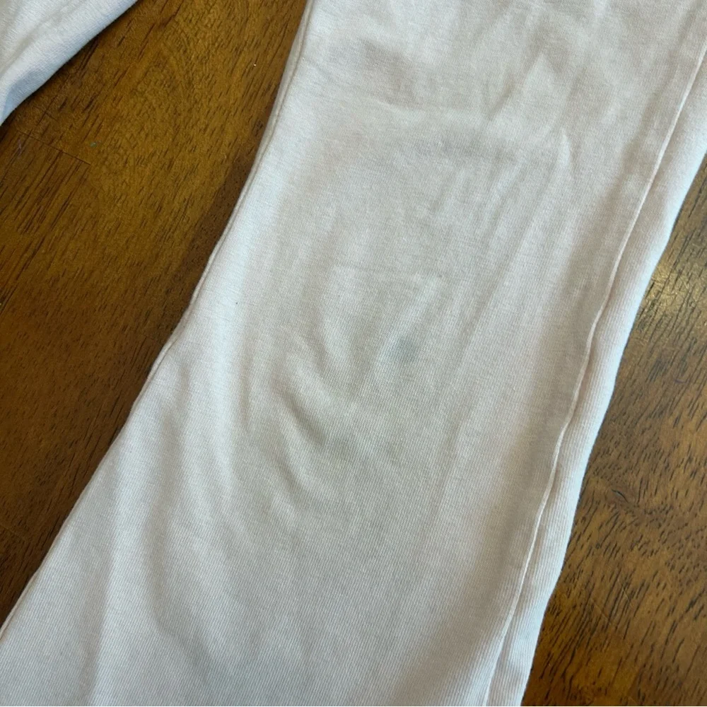 GAP Light Peach Flare Legging Pants | Girls Size 5 | Soft Stretch Playwear